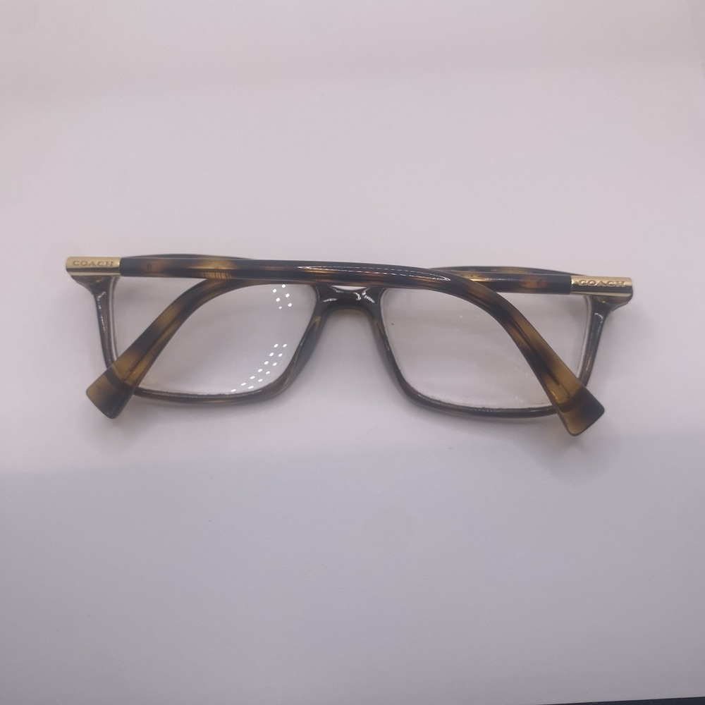 Coach Eyeglasses Women FRAME ONLY HC6077 Cat Eye 53-15-135 Dark Tortoise 802 - Picture 9 of 16